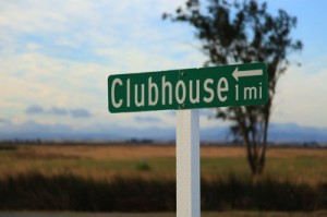 Clubhouse Sign